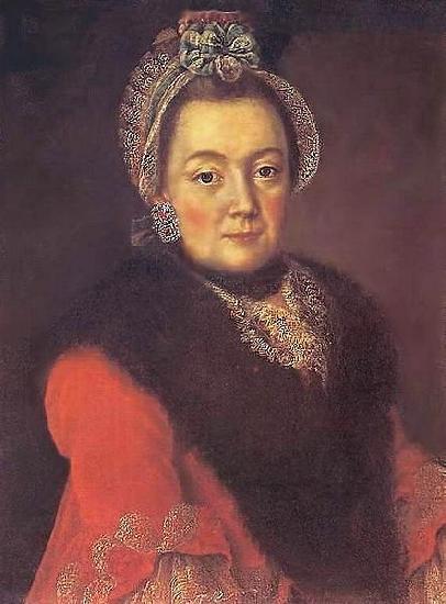 Aleksey Antropov Portrait of Anna Ivanovna Kolychev